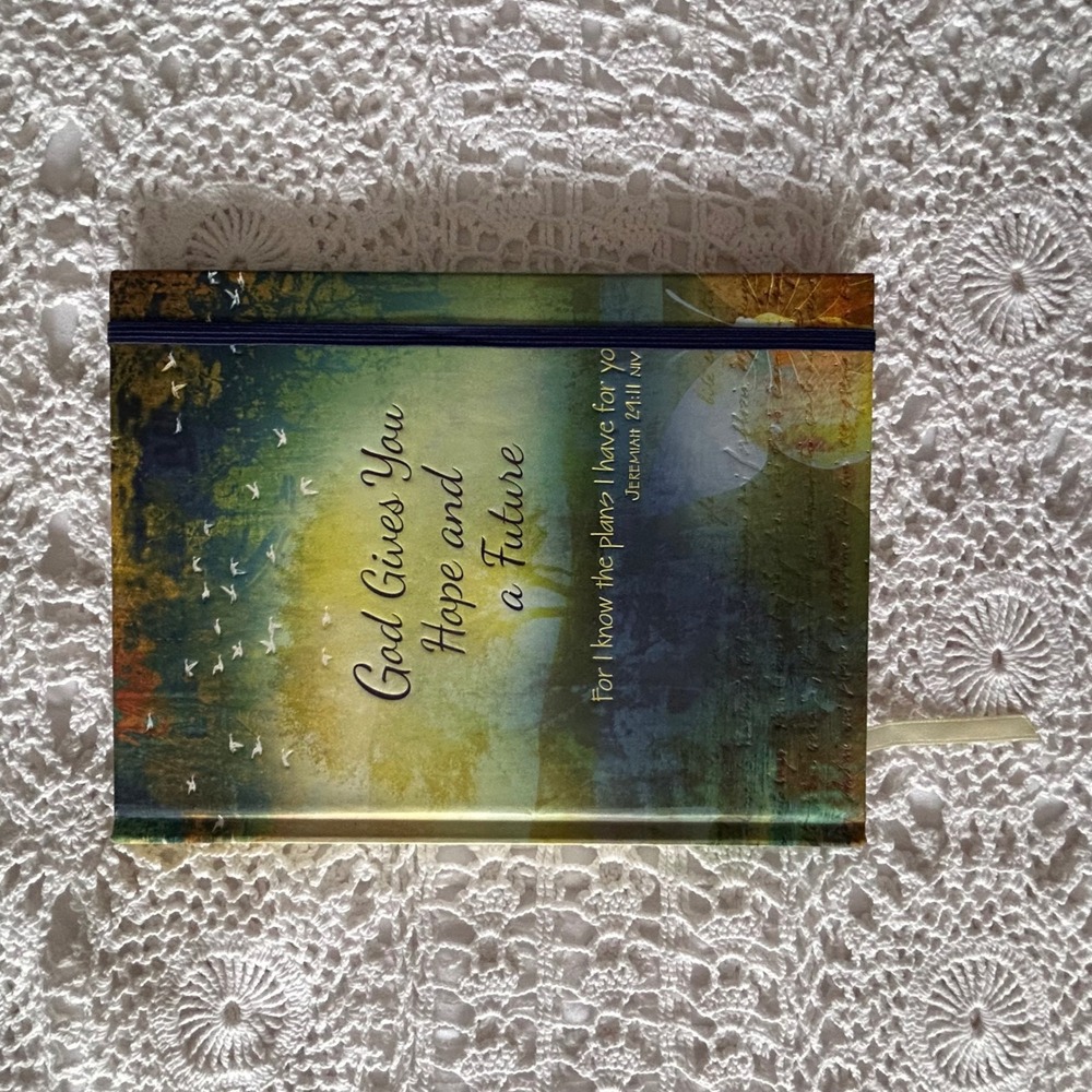 Belle City Gifts Christian Scripture Hardcover Journal‎ Jeremiah 29:11 Butterfly